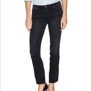 Black Orchid Bardot Straight Fray Jean